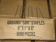 Sod Pins - Contact us in Willacoochee, Georgia, for geotextile, erosion control, weed control, and nursery products.