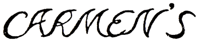 Carmen's Pillow Finishing Logo