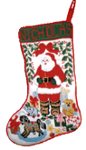 A Christmasd Stocking from Carmen's Pillow Finishing