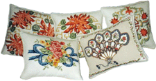 A set of custom pillows from Camen's Pillow Finishing